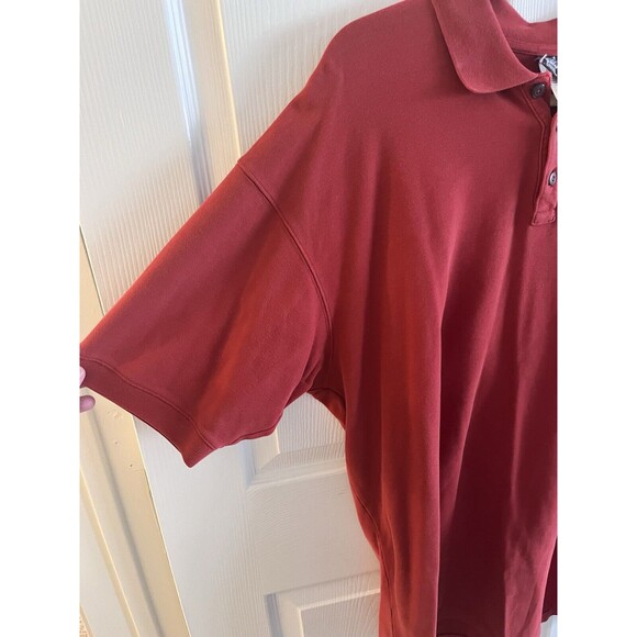 Patagonia Men's Organic Cotton Polo Shirt Red Size XL EUC Gorpcore Golf Work - Picture 4 of 6